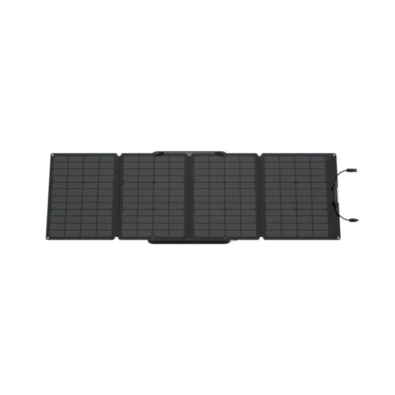 EcoFlow 110W Portable Solar Panel Front View Slanted 