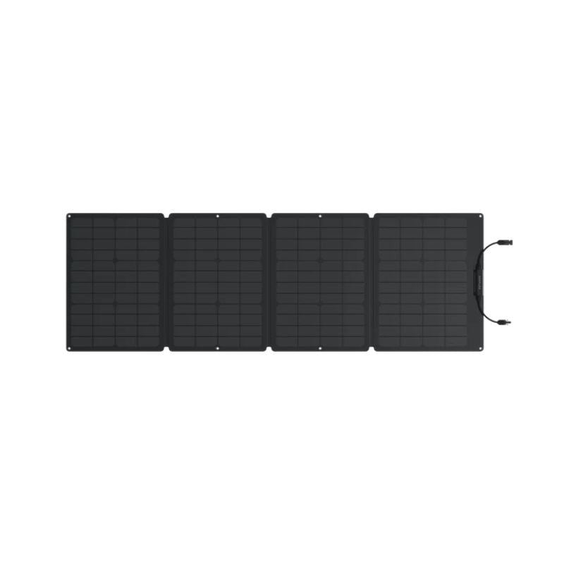 EcoFlow 110W Portable Solar Panel Front View Verticl