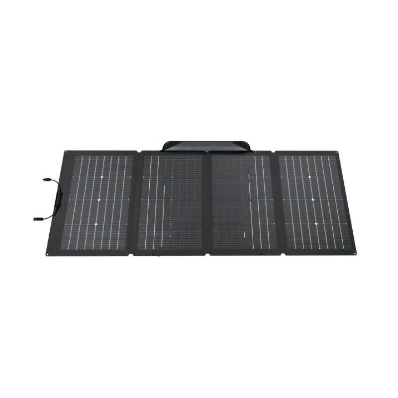 EcoFlow 220W Bifacial Portable Solar Panel Front View