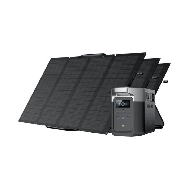3 EcoFlow Delta Max (1600) 160W Portable Solar Panel