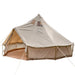 16 foot / 5M Life Intents Stella canvas tent with canvas rolled up and screen mesh showing