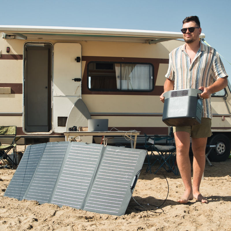 EcoFlow Delta 2 portable power solar generator