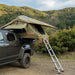 Green ROAM Vagabond Lite Tacoma Roof top Tent side view