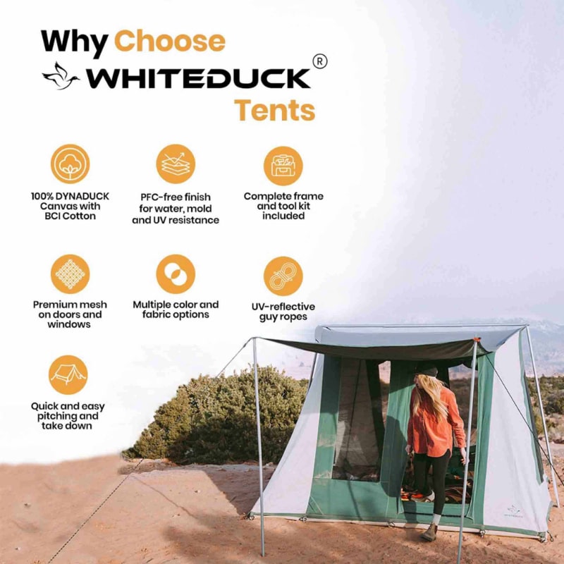 Reasons to choose White Duck Prota Canvas Tent Deluxe diagram