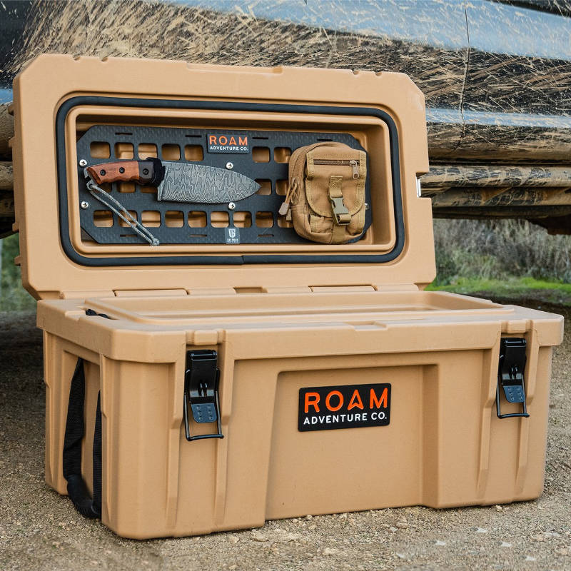 Tan ROAM Case with Molle Panel